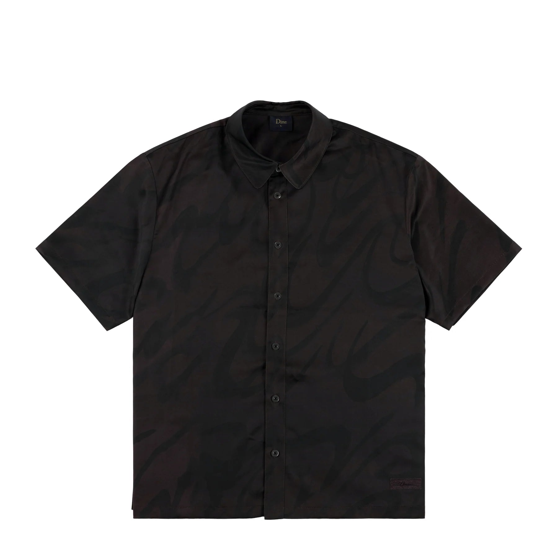 Dime Chilling Satin Shirt for Women - Soft & Comfortable Button Down Blouse - Perfect for Casual Outfits, Office Wear & Night Out