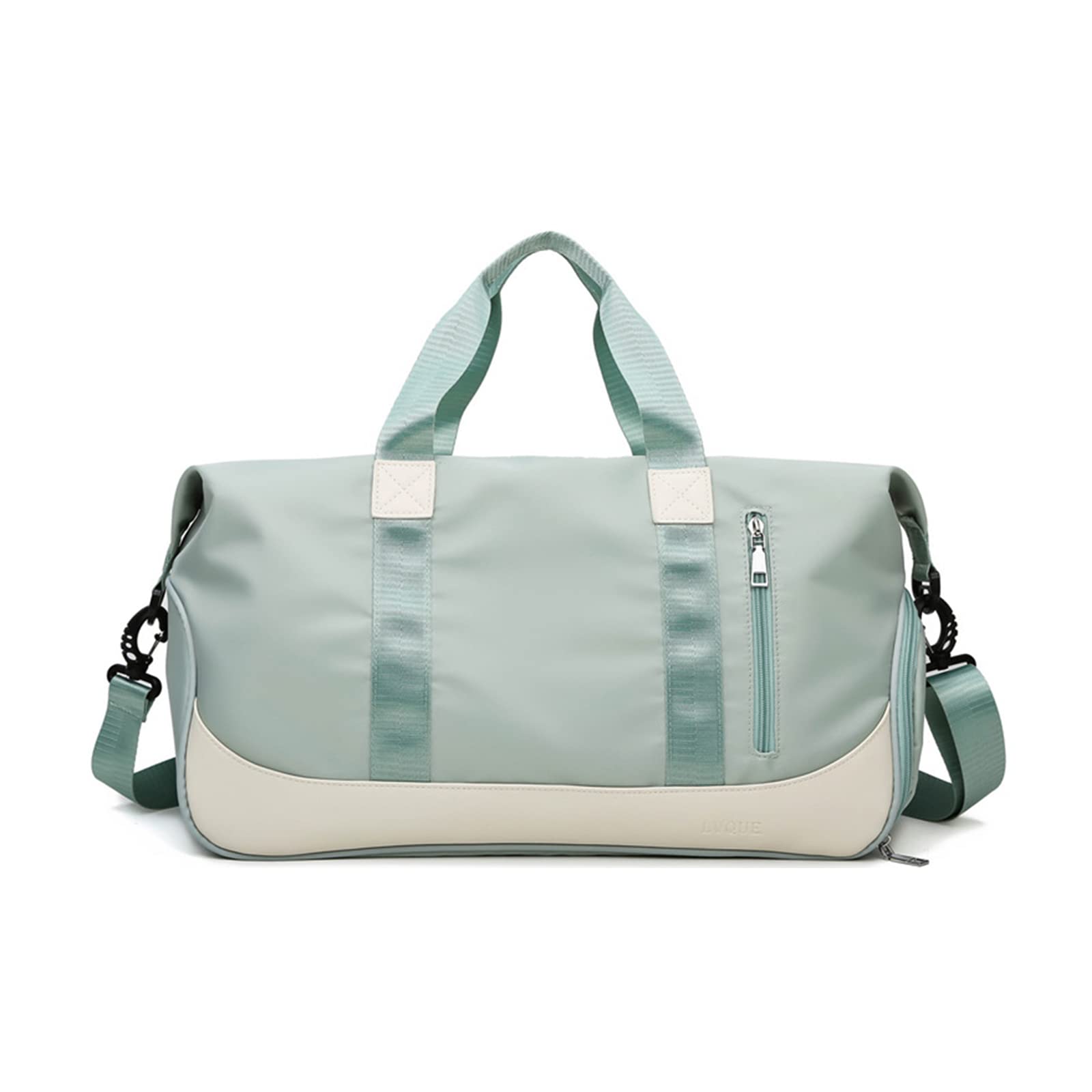 **Ergocar Waterproof Travel Duffel Bag with Shoe Compartment - Adjustable Shoulder Strap, Lightweight Sports Gym Tote for Men & Women - Perfect for Weekend Trips, Gym, Travel & Outdoor Adventures (Green)**