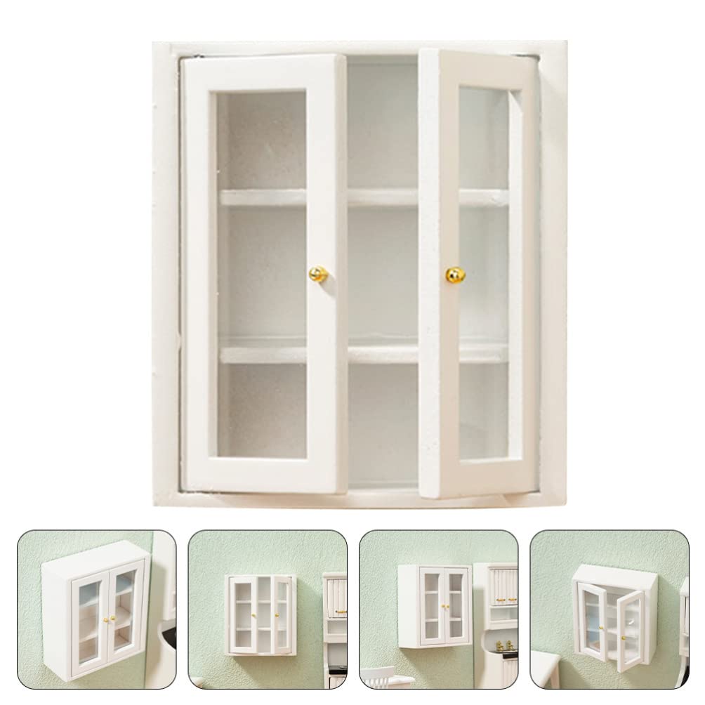 Miniature Wooden Cabinet Model - Tiny Dollhouse Furniture for Kitchen & Home Decor | Perfect for DIY Miniature House, Dollhouse Accessories & Collectible Displays