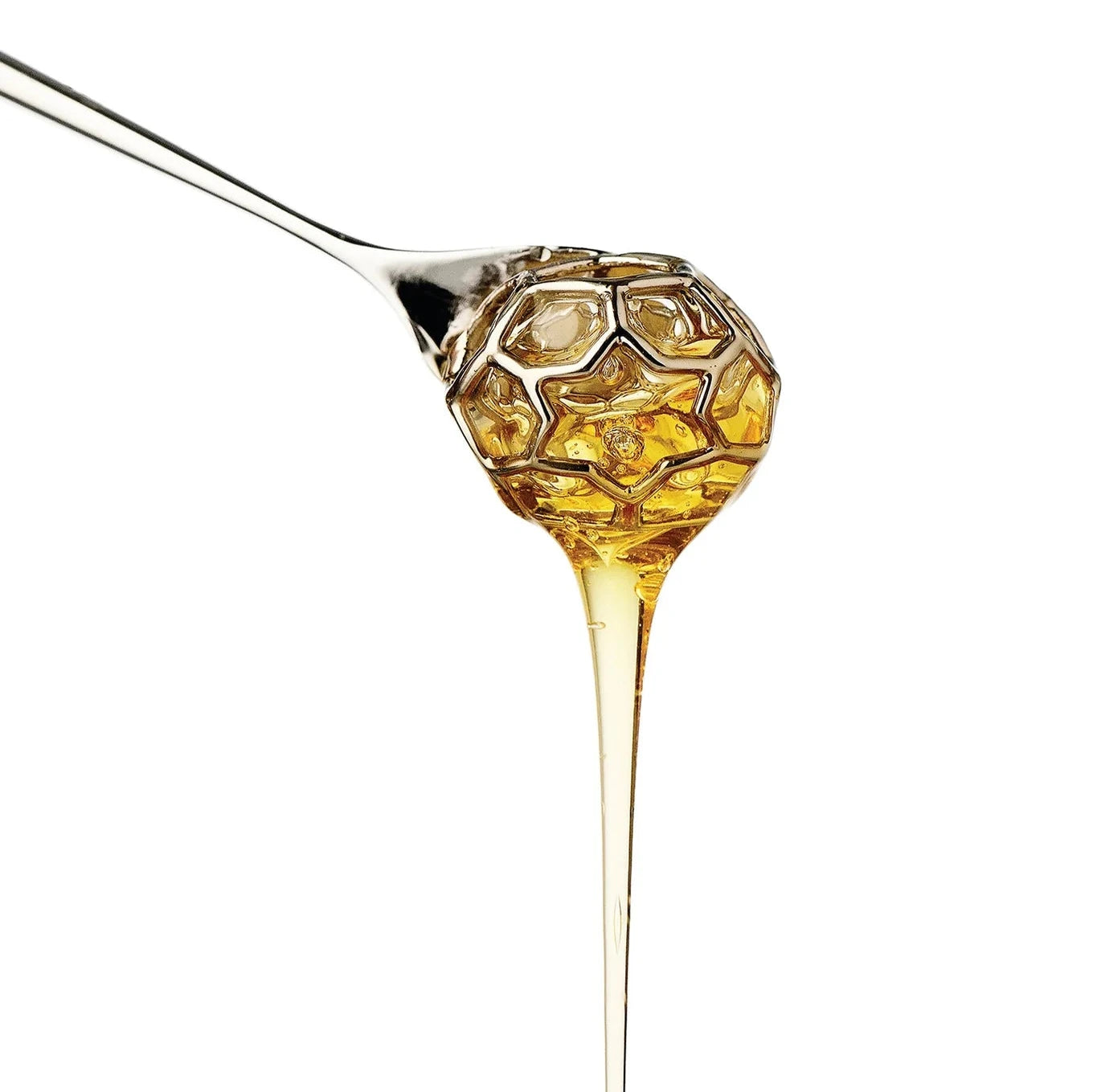 Pure Acacia Honey Dipper - Natural Wooden Honey Stirrer for Tea, Coffee & Desserts | Eco-Friendly Kitchen Utensil for Drizzling & Serving Honey