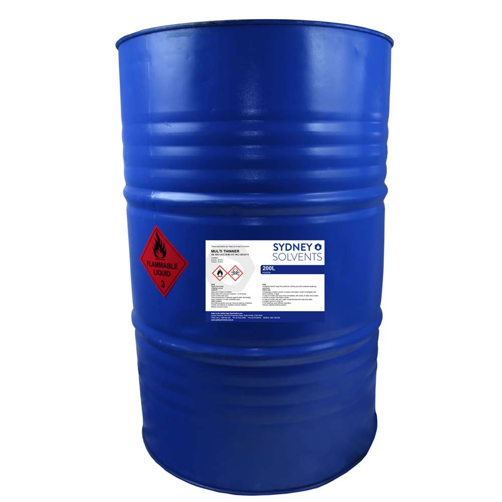 Apco Multipurpose Thinner 200L - Premium Paint Thinner & Solvent for Industrial, Automotive & DIY Projects | Fast-Drying, High-Quality Cleaning Solution