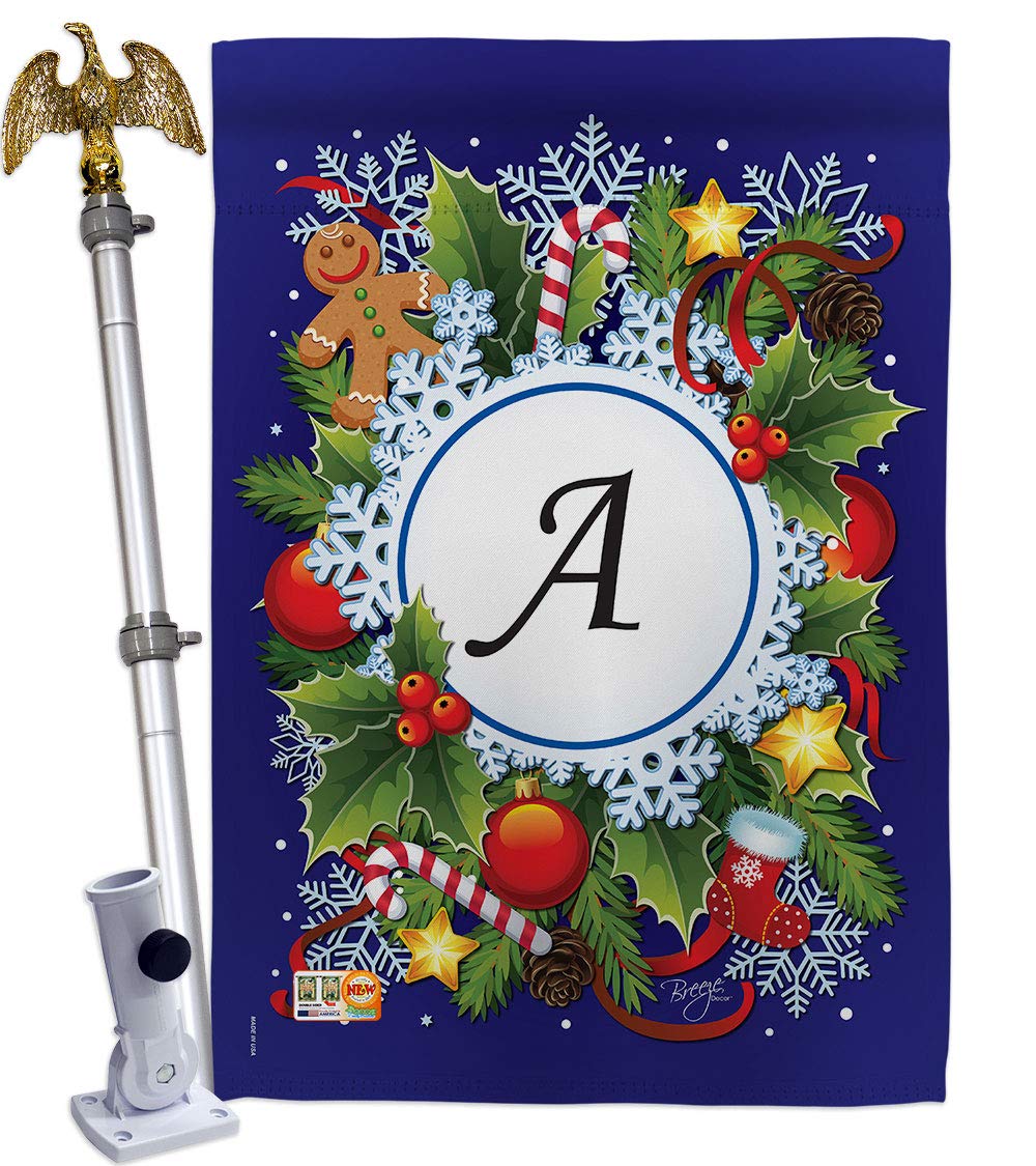 Winter Wonderland Initial House Flag Set - 28