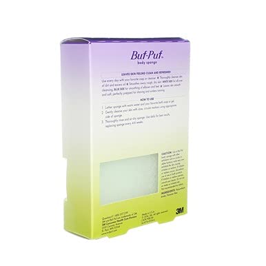 Buf-Puf Body Sponge - Gentle Exfoliating Shower Sponge for Smooth Skin | Perfect for Daily Use & Sensitive Skin Care