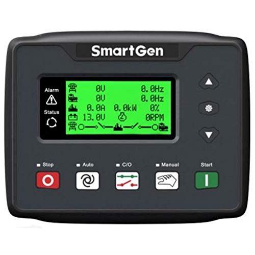 HGM4020N Generator Controller with 8 Language Display & AMF - Compatible with One Mains One Unit System | Backup Power for Home, RV, and Emergency Use