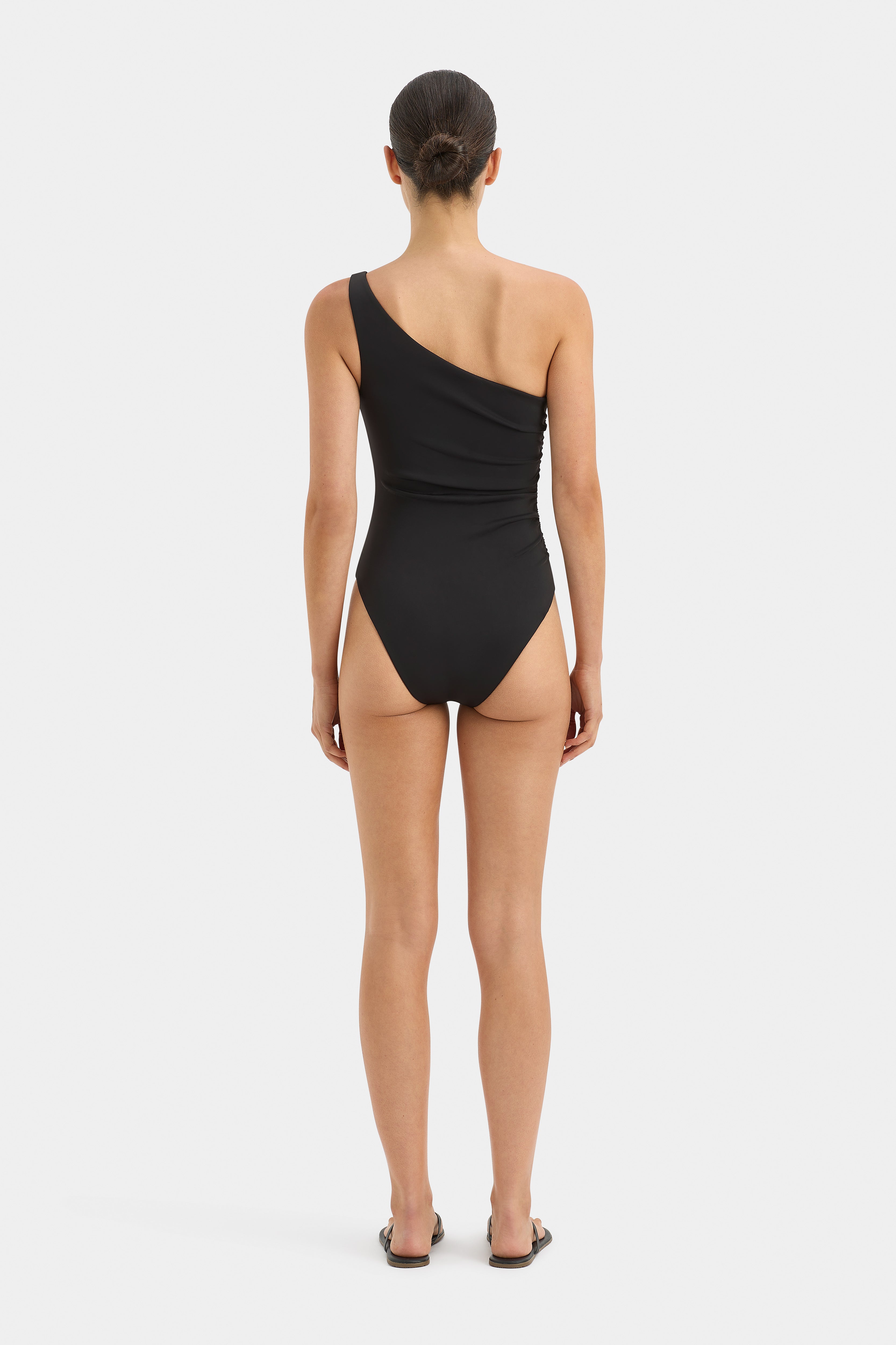 Hendry One Shoulder One Piece Swimsuit - Sexy Monokini Bathing Suit for Women, Perfect for Beach Vacation & Pool Party