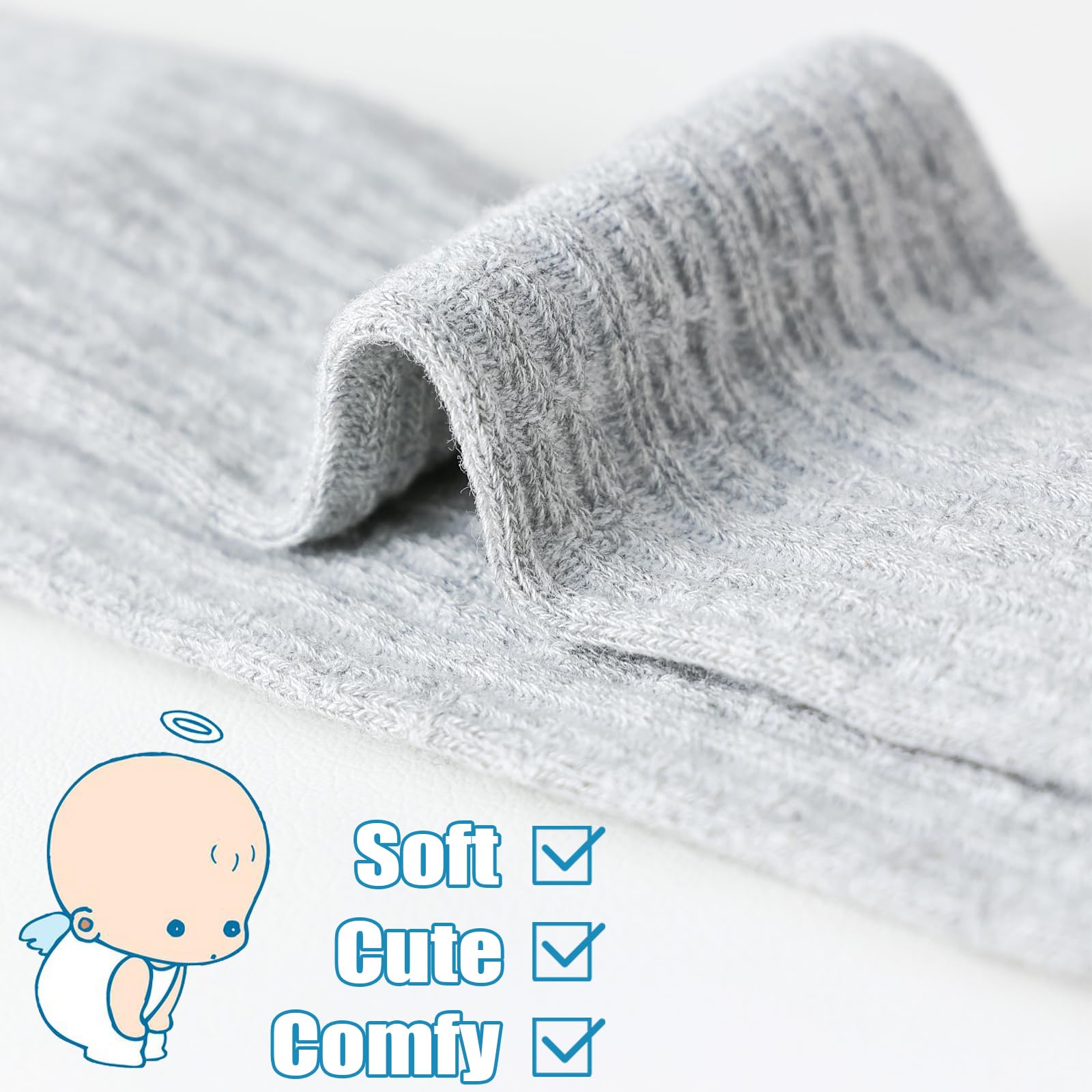 Baby Cable Knit Cotton Tights - Warm Soft Toddler Leggings & Stockings for Girls & Boys | Perfect for Winter, Playtime & Family Photos