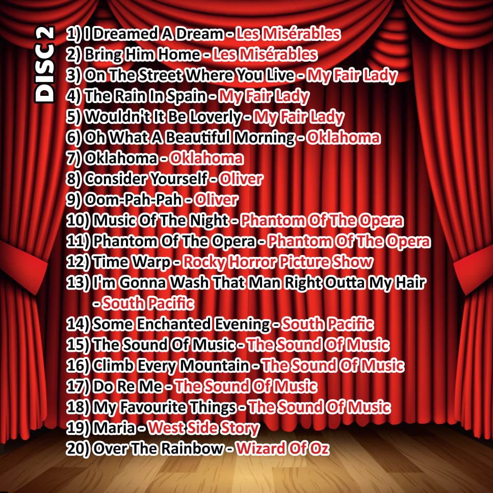 Mr Entertainer Big Karaoke Hits of Musicals - Best Broadway & Showtunes Karaoke Songs for Parties, Home Entertainment & Sing-Along Fun