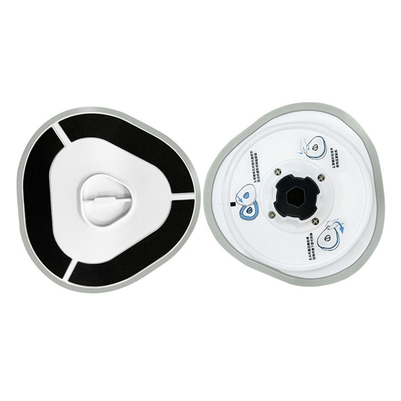 MATTLEY Narwal J1 Compatible Robot Vacuum Accessories - 2Pcs Rotating Mop Module Replacement Parts for Sweeping & Mopping | Perfect for Hardwood Floors & Tile Cleaning