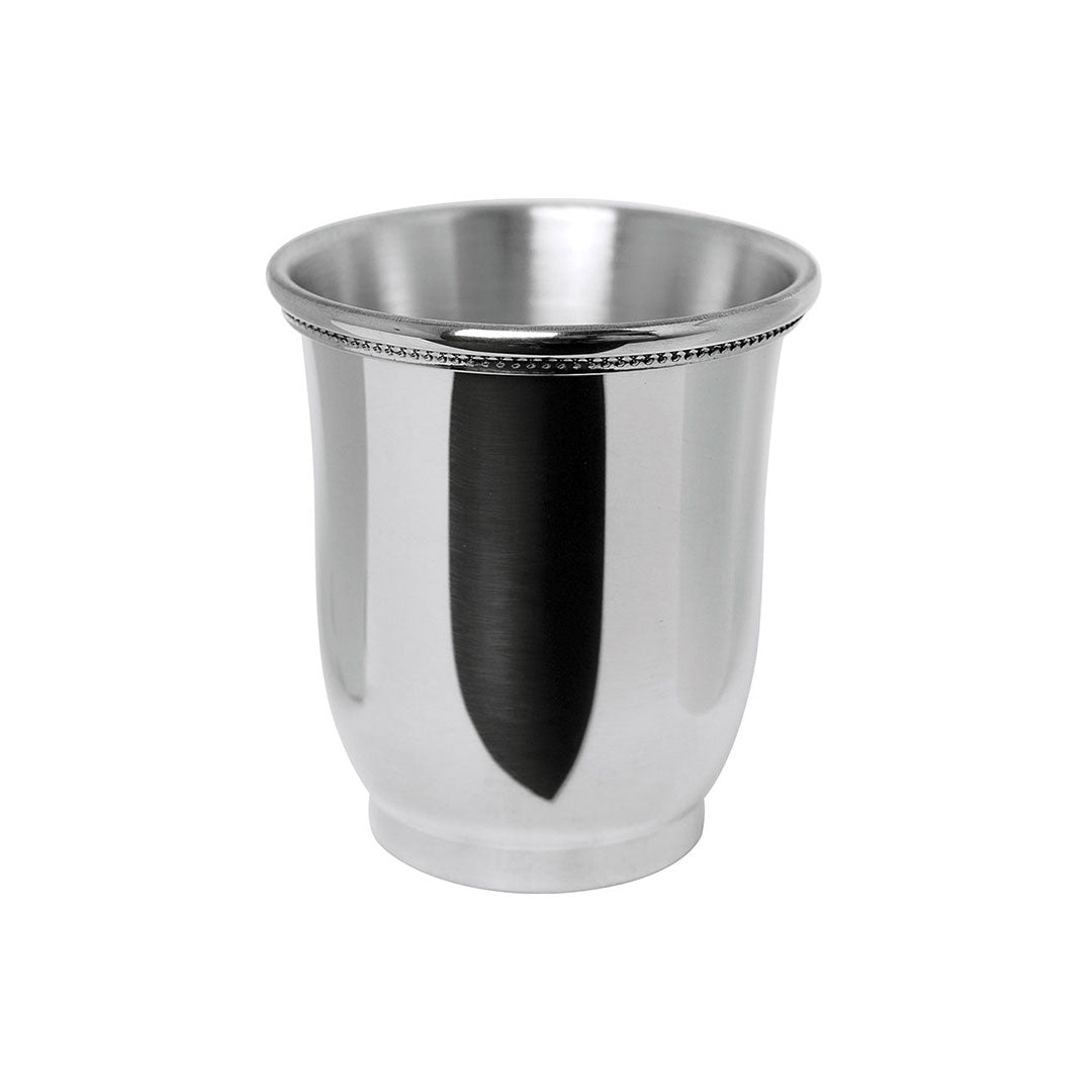 9oz Pewter Georgia Julep Cup - Classic Southern Mint Julep Drinking Vessel for Bourbon Cocktails & Home Bar Decor