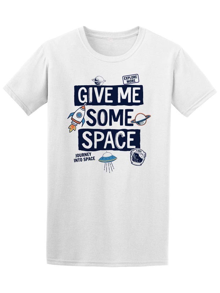 Give Me Some Space Planets Graphic T-Shirt for Men - Casual & Trendy Outer Space Design Tee for Everyday Wear, Gifts & Astronomy Lovers