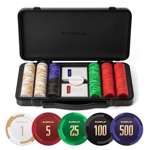 300 Chips With Numbered Values