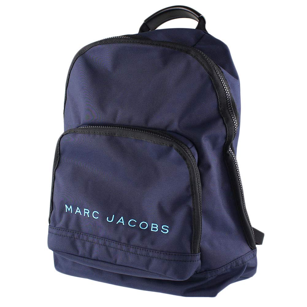 Marc Jacobs All Star Backpack for Women & Men - Durable Indigo Blue School Backpack with Laptop Compartment - Perfect for College, Travel & Work Commute