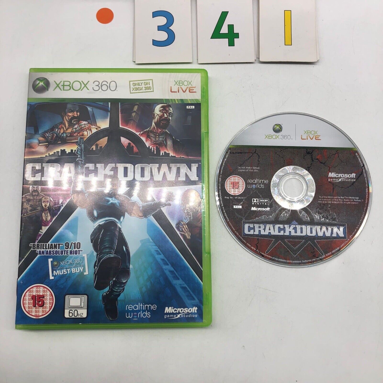Crackdown Xbox 360 Game - Action Adventure Video Game for Xbox 360 (PAL Version) - Perfect for Solo Play and Multiplayer Gaming Sessions