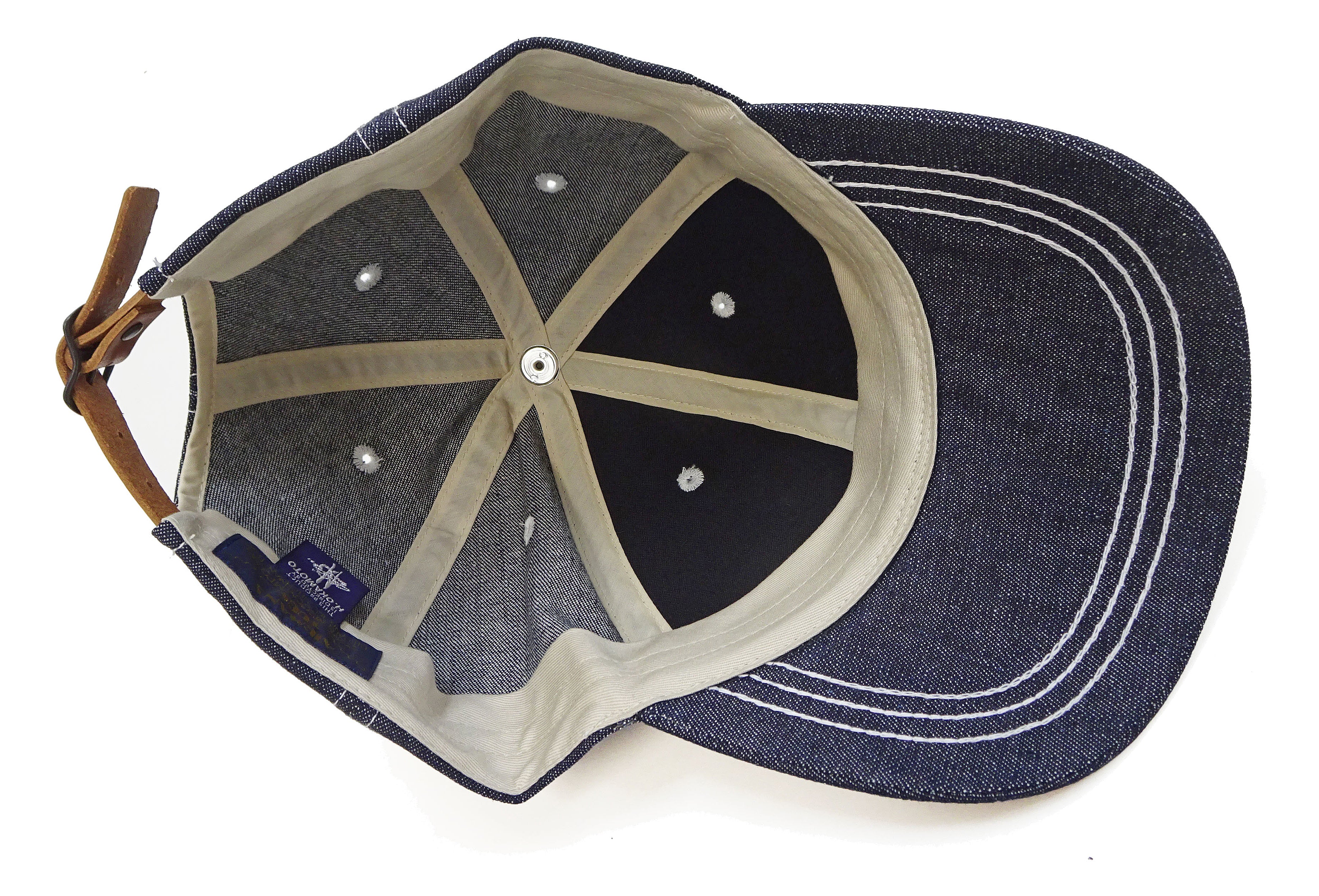 TOYS McCOY Men's Plain Denim Trucker Hat - Classic Casual Baseball Cap in Deep Blue Indigo (TMA2325) | Perfect for Outdoor Activities, Streetwear & Everyday Fashion