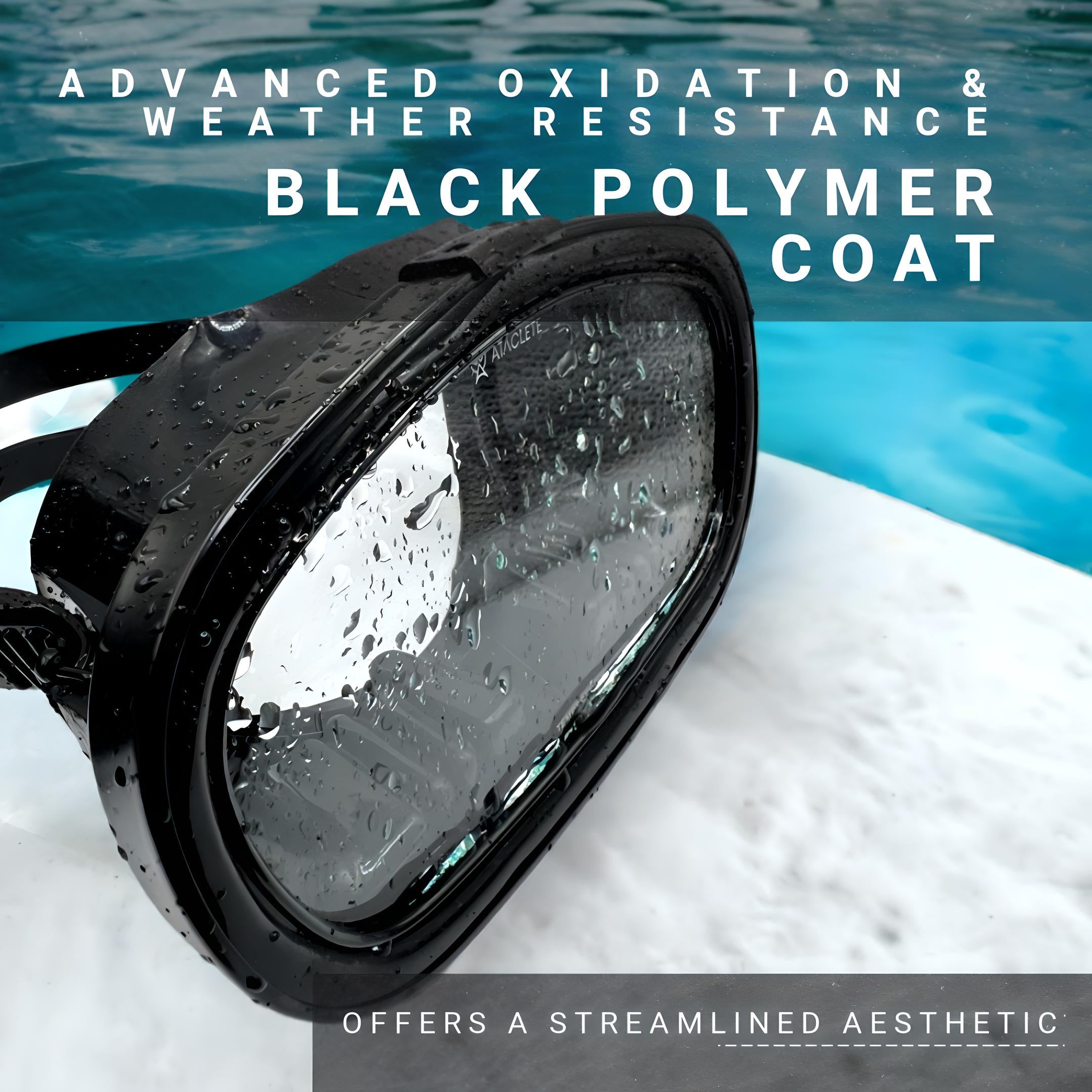 ATACLETE Bermuda High Volume Scuba Diving Mask for Professional Pararescue, Navy SEALs & Freediving - Clear Lens, Comfort Fit, Anti-Fog Design for Underwater Missions & Extreme Sports