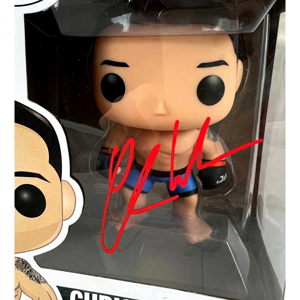 Chris Weidman Signed Funko Pop #03 with JSA COA - UFC Autographed Collectible for Sports Fans & Memorabilia Enthusiasts - Perfect for Display, Gifts, and Collections