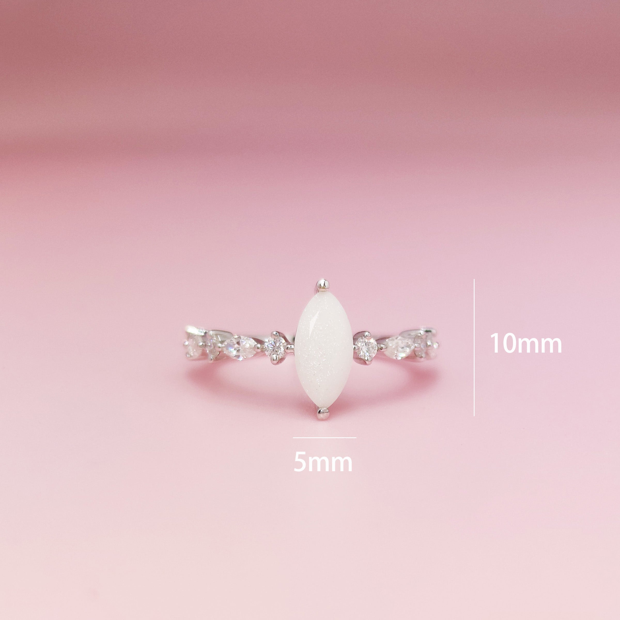 Personalized Bonding Beacon Breastmilk Ring with Genuine Alexandrite - Perfect for Nursing Moms & Mother-Baby Bonding Moments