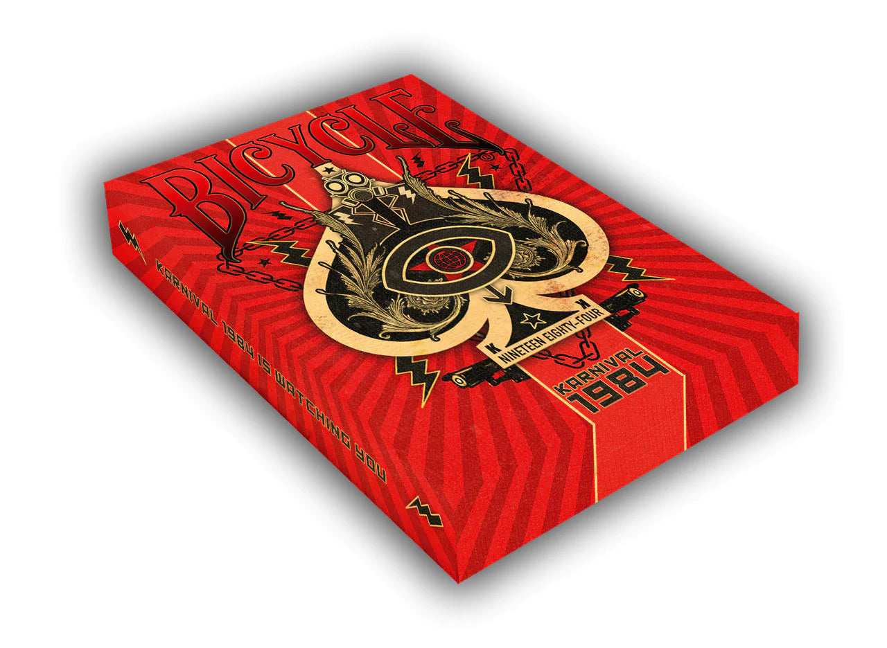 Karnival 1984 Deck of Playing Cards - Premium Vintage Style Poker Cards for Magic Tricks, Card Games & Collectibles | Perfect for Poker Nights, Casino Parties & Gift Giving