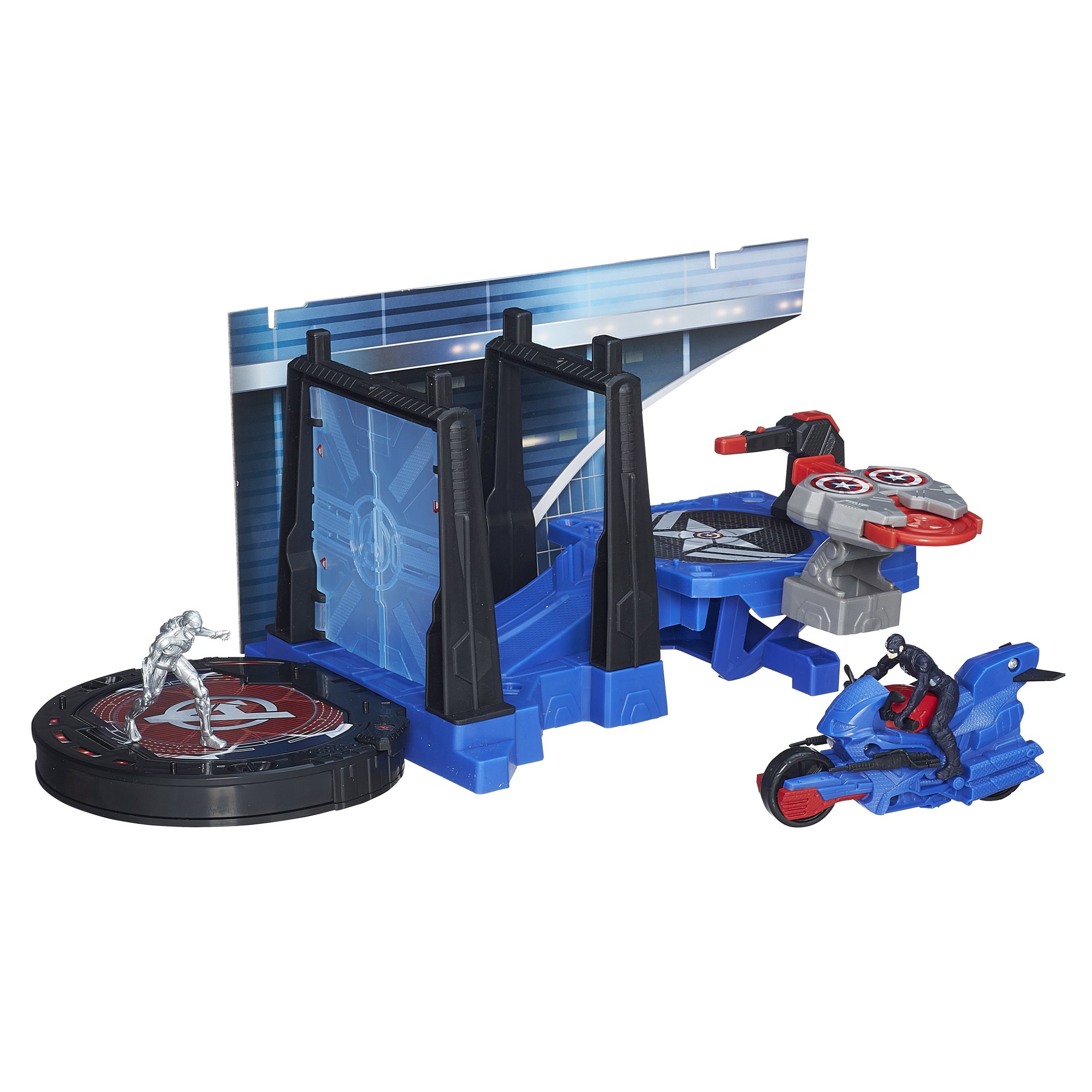 Marvel Avengers HQ Captain America Tower Defense Building Blocks Set – Superhero Toy for Kids & Collectors | Perfect for Playtime, Gifts & Display