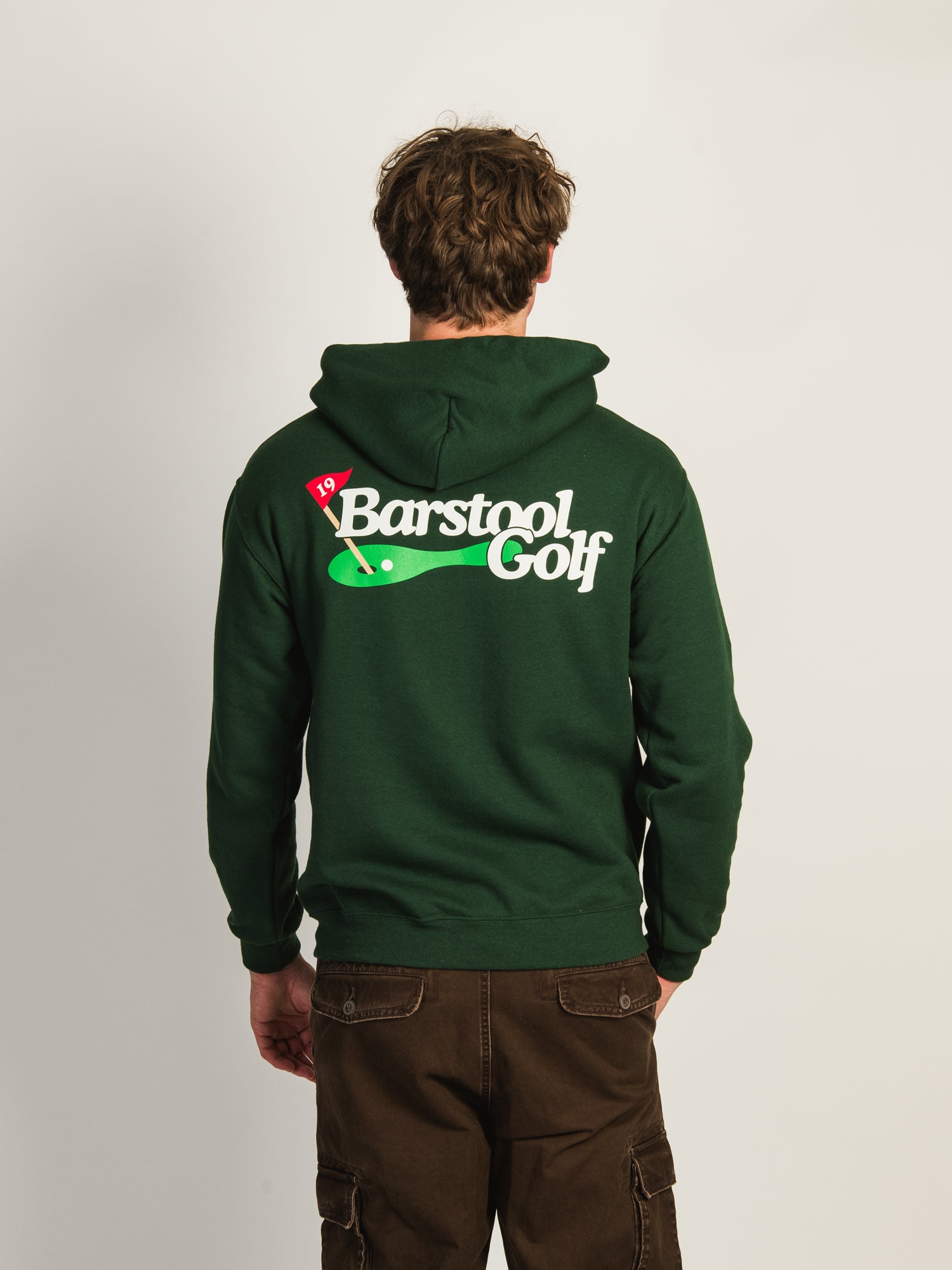 Barstool Sports Barstool Golf Pullover Hoodie - Men's Comfortable & Stylish Sweatshirt for Golfing, Casual Wear & Outdoor Activities