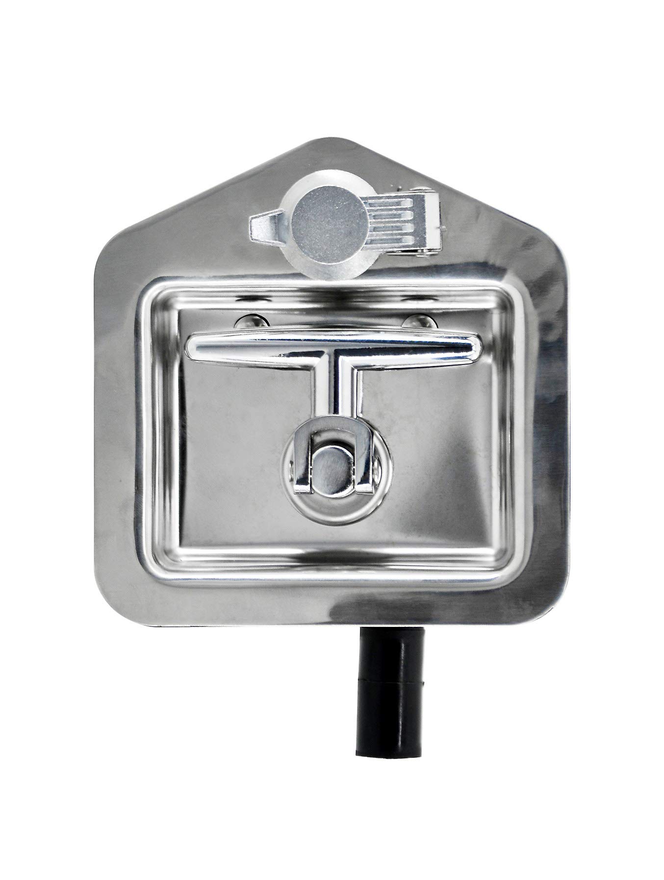 Heavy Duty T-Handle Tool Box Latch - Secure Locking Mechanism for Tool Chests, Truck Beds & Storage Cases - Durable Metal Drawer Latch for Workshop, Garage & Industrial Use