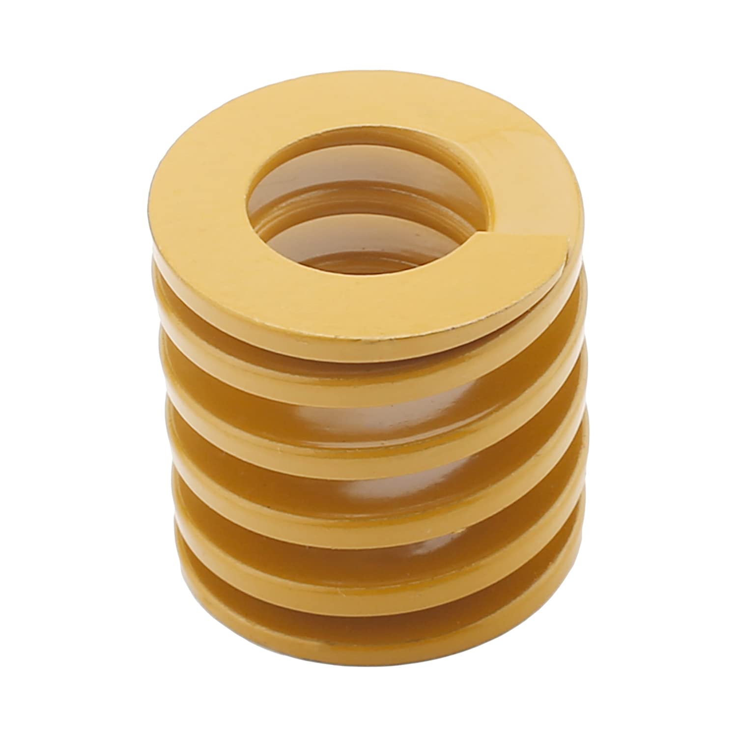MroMax 3D Printer Die Spring - 25mm OD x 25mm Long Yellow Compression Spring for 3D Printer Bed Leveling | Light Load Spiral Stamping Mold Spring | Perfect for DIY 3D Printing Projects & Machine Maintenance