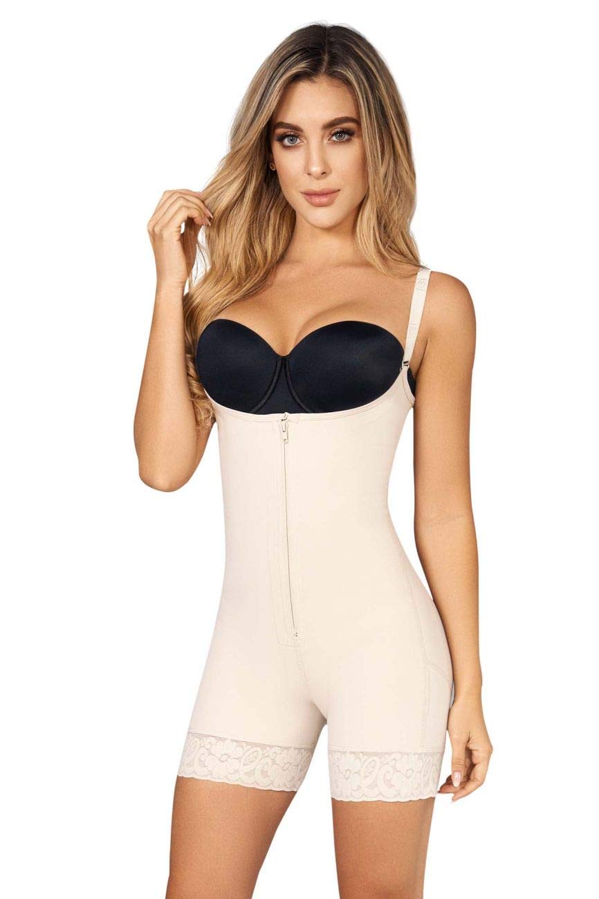 MOLDEATE 5050 Low Back Body Shaper for Women - Tummy Control Shapewear - Slimming Waist Trainer Corset - Comfortable Postpartum Girdle - Perfect for Dresses, Workout & Everyday Wear
