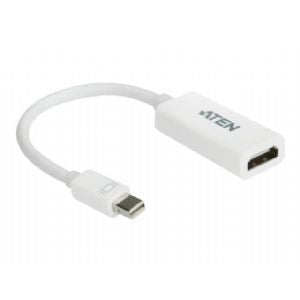 Aten VC980 Mini DisplayPort to HDMI Adapter Converter - 4K Ultra HD Support for MacBook, PC, Laptop - Perfect for Home Theater, Gaming & Office Presentations