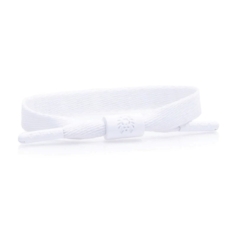 Rastaclat Seek The Positive Bracelet - Adjustable M/L Size in White - Perfect for Everyday Wear, Fitness & Motivational Gifts