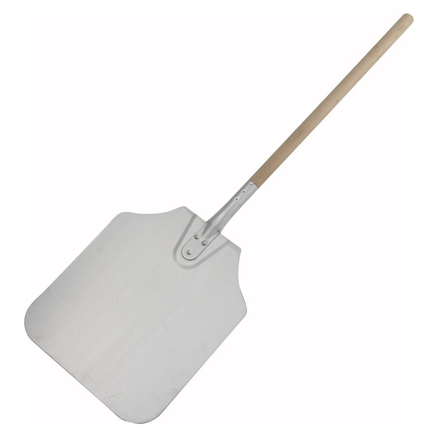 Winco 12x14 Inch Aluminum Pizza Peel with 36-Inch Handle – Perfect for Home Baking, Wood-Fired Ovens & Professional Pizzerias