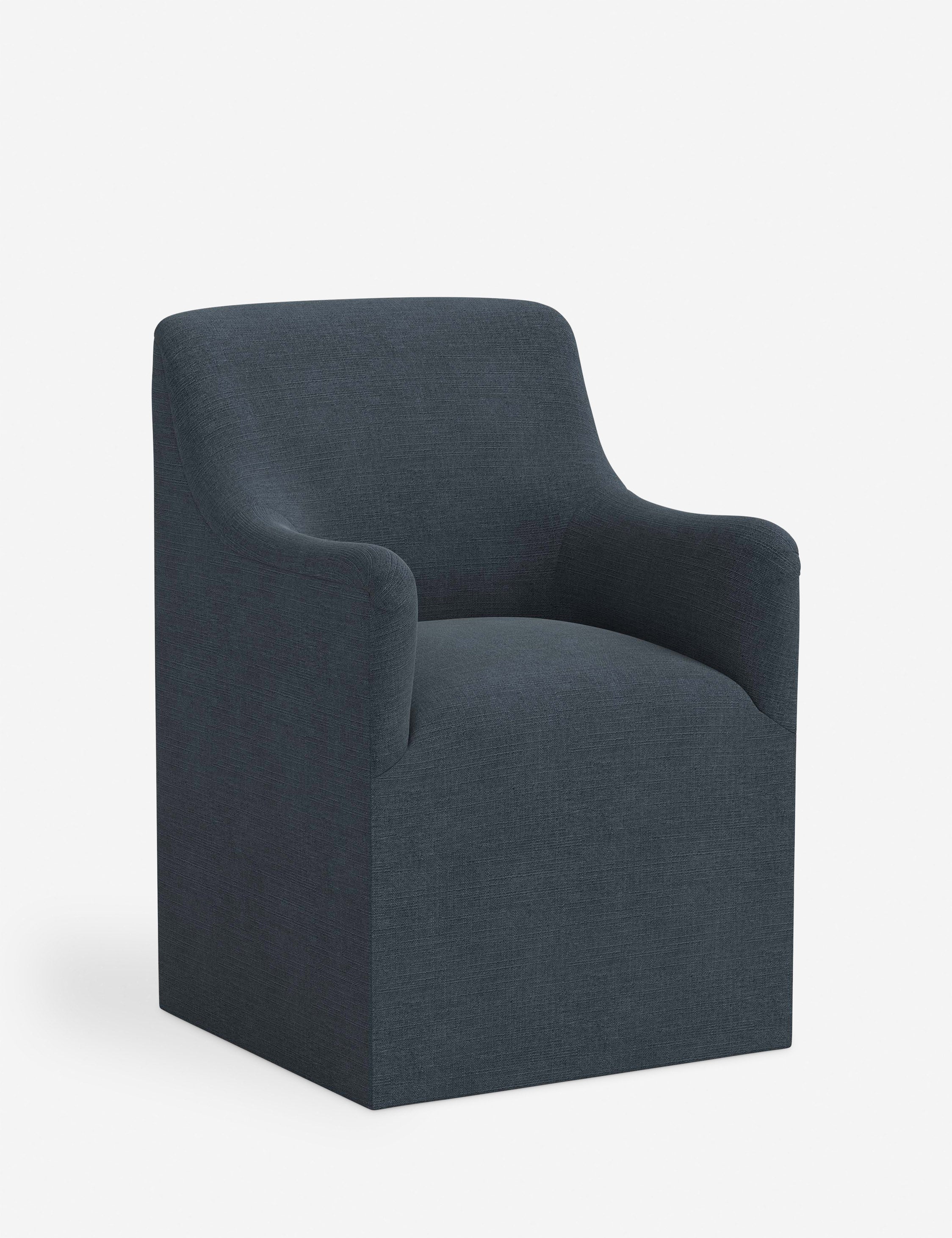 Astoria Dining Chair - Modern Wooden Dining Room Chair with Upholstered Seat - Perfect for Kitchen, Dining Room, and Home Decor