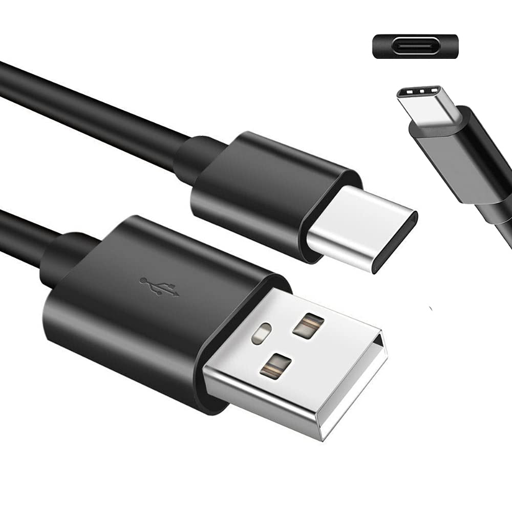 Lite-an USB C to USB A Fast Charger Cable 3A 15W - Compatible with PS5, Xbox Controller, Samsung Galaxy S10/S9, Huawei P10/P9, Sony XZ, HTC - Durable 9.8ft (3M) Black - Perfect for Gaming, Travel & Fast Charging Devices