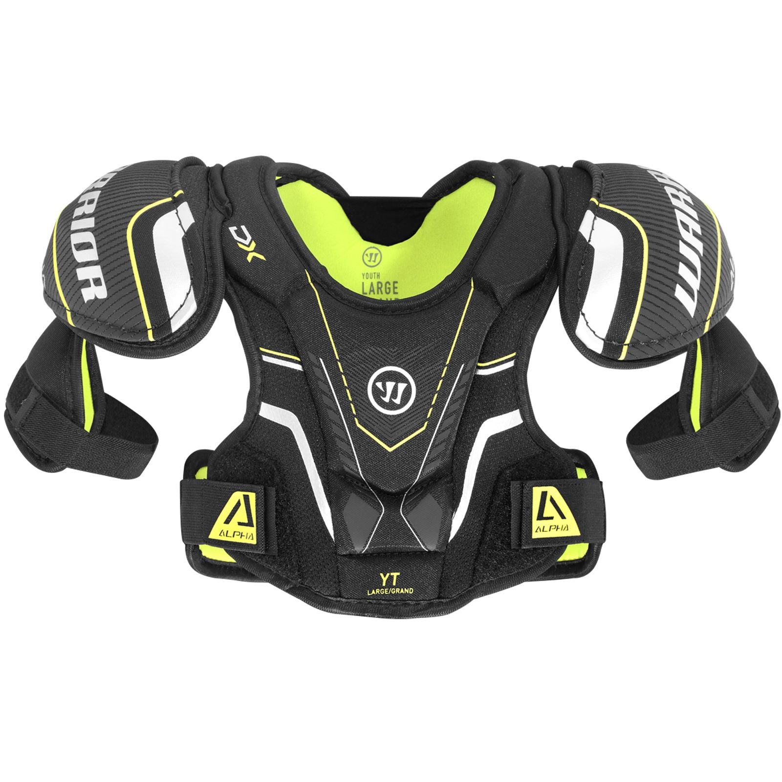 Warrior Alpha DX Youth Hockey Shoulder Pads - Lightweight Protective Gear for Ice Hockey Players - Perfect for Youth Hockey Games & Practice Sessions