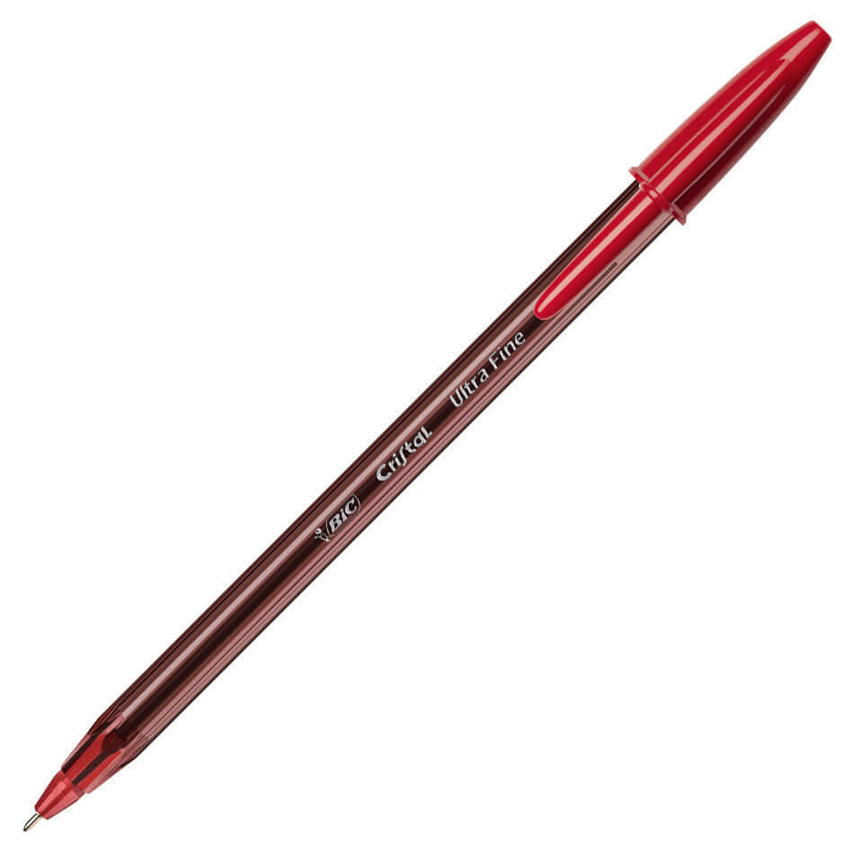 BIC Cristal Exact Ballpoint Pens - 10 Pack Black Ink Pens for Smooth Writing - Perfect for Office, School & Everyday Use