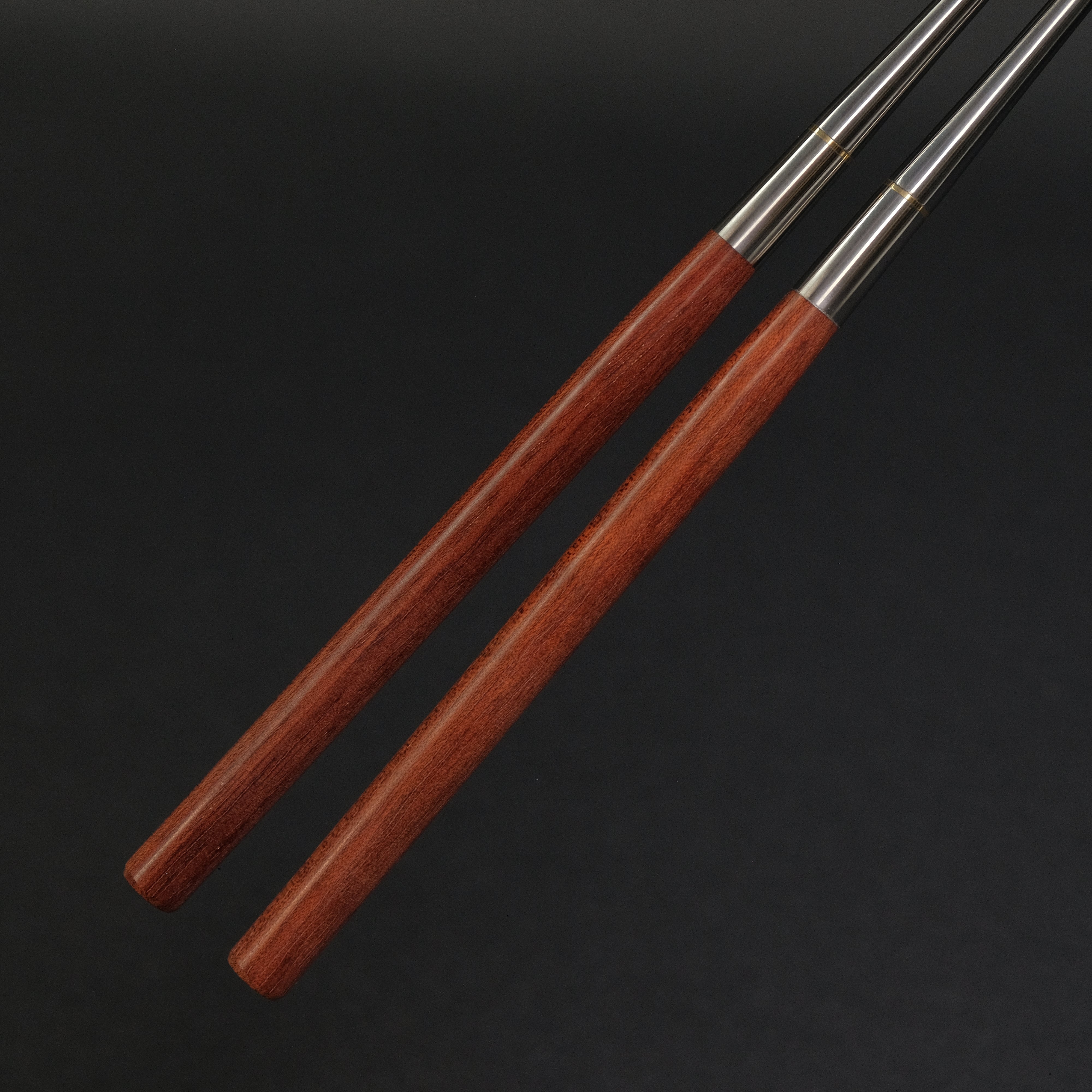 Hitohira Satine Moribashi 165mm Rounded Japanese Chopsticks - Premium Stainless Steel Cooking & Sushi Dining Utensils for Home & Restaurant Use