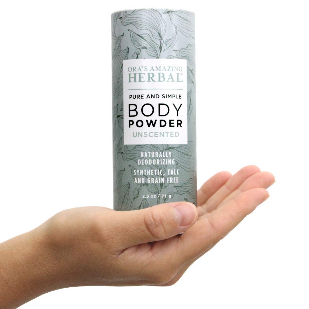 Fragrance-Free Body Powder for Women & Men | Unscented Talc-Free Dusting Powder | Natural After Waxing & Sugaring Care | Foot Powder & Dry Shampoo Alternative | Ideal for Sensitive Skin & Post-Hair Removal Soothing