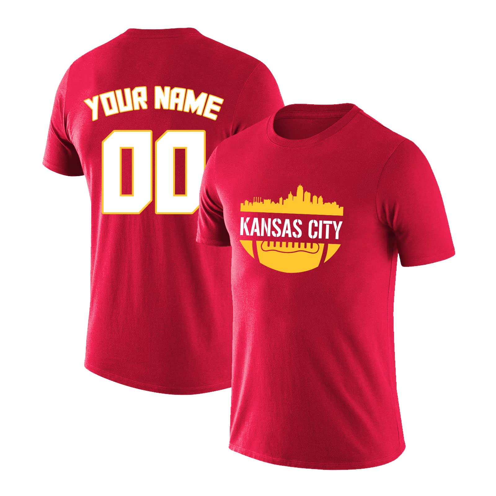Custom Football Team Shirts for Men - Personalized Fan Gift