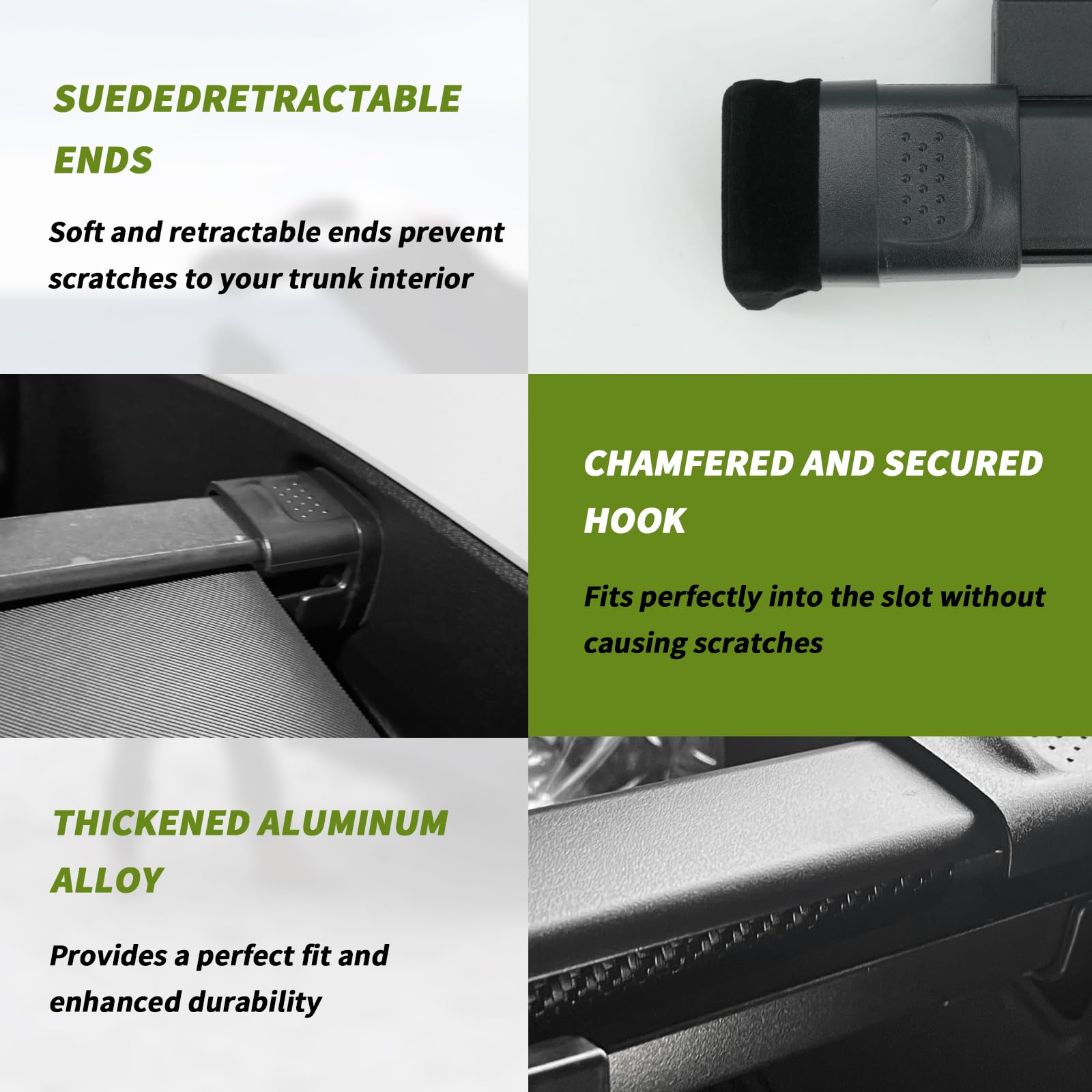 2024-2010 Toyota 4Runner Trunk Cargo Cover - Retractable Privacy Screen with Carbon Fiber Texture, Anti-Peeping Security Shade Car Accessory | Perfect for Road Trips, Camping & Grocery Hauling
