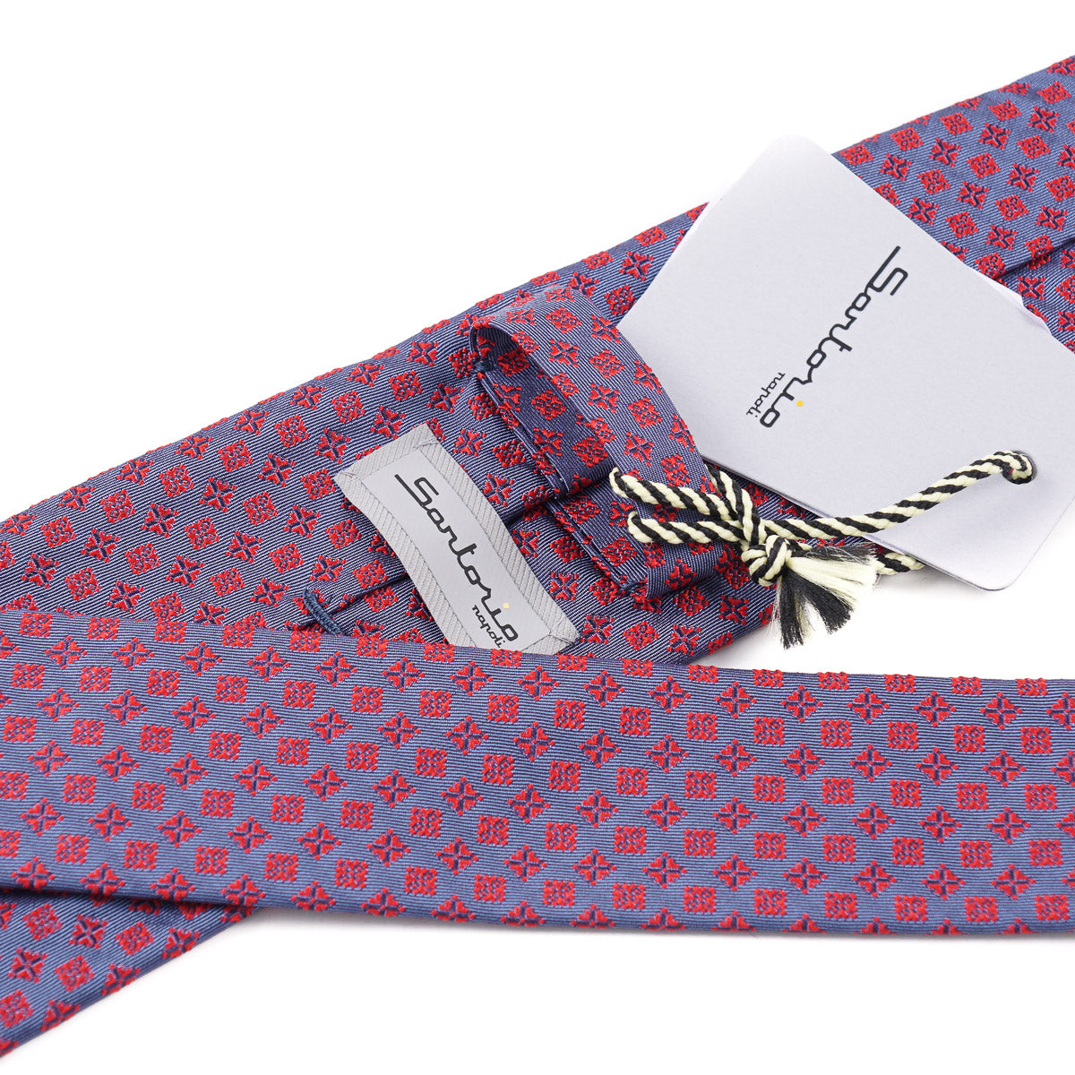 Premium Sartorio Unlined 7-Fold Silk Tie for Men - Luxury Handmade Necktie for Business, Weddings & Formal Occasions