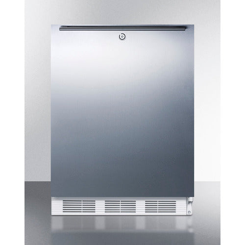 Accucold 24-Inch Wide Built-In All Refrigerator - ADA Compliant (Model FF7LWBISSHHADA) - Perfect for Restaurants, Offices & Small Spaces