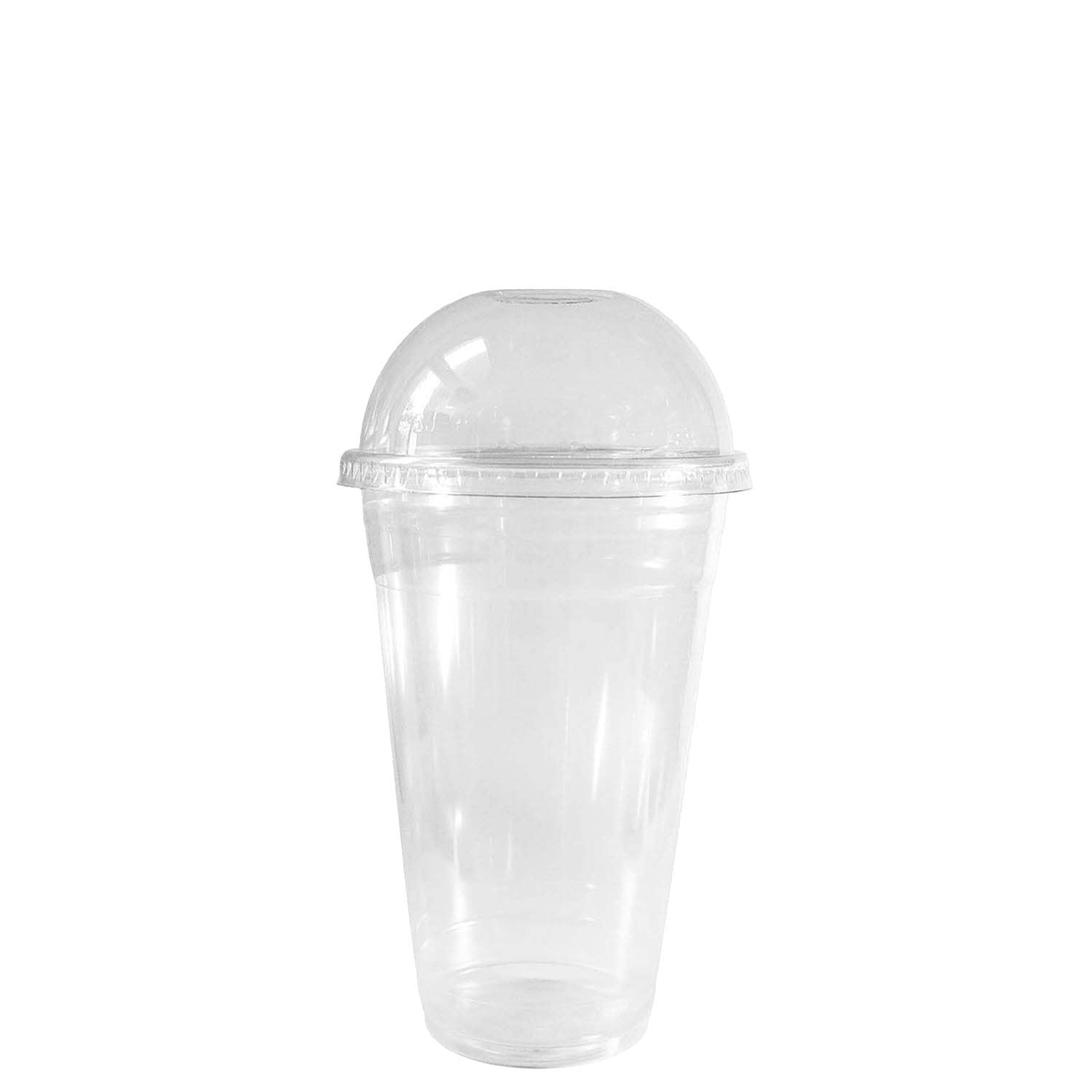 14 oz Clear Plastic Disposable Cups with Dome Lids - 1000 Pack | Iced Coffee, Smoothie, Juice, Soda & Cocktail Cups | Perfect for Coffee Shops, Bubble Tea, Parties & Takeout | BPA-Free Pet Cups for Cold Drinks & Desserts Like Parfaits