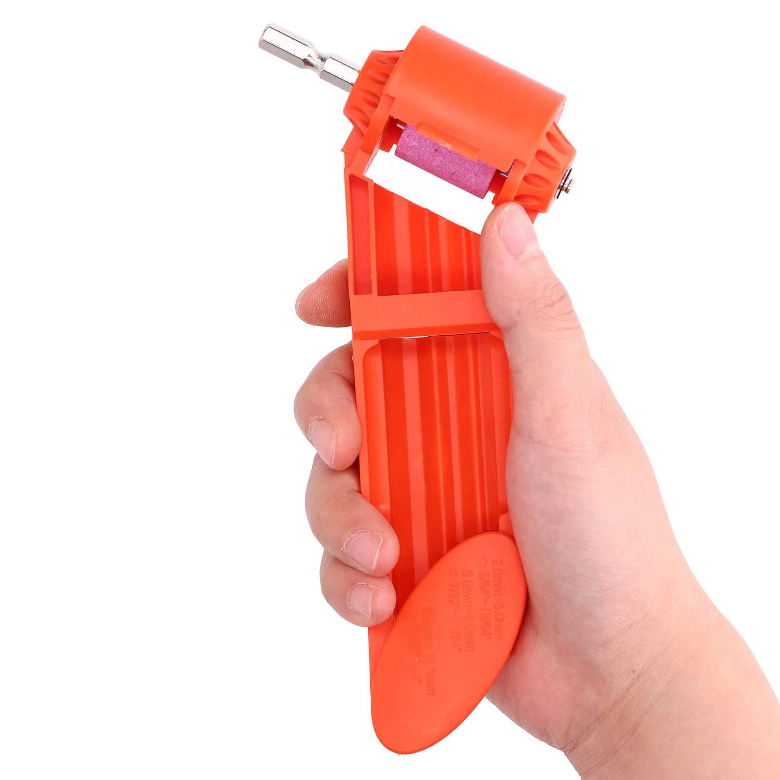 FTVOGUE Portable Corundum Drill Bit Sharpener - ABS Grinding Wheel for Power Tools & Grinders | Perfect for DIY, Woodworking & Metalworking Projects