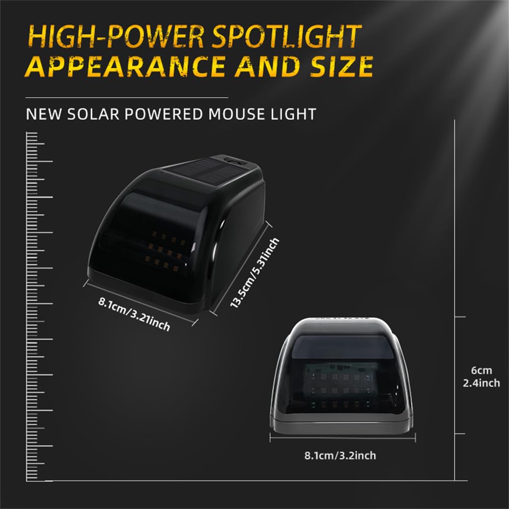 5PCS Wireless Solar Powered Truck Cab Lights - No Drill Installation, Vibration Sensor, Black Roof Lights with Yellow LEDs | Perfect for Night Driving, Off-Road Adventures & Vehicle Safety