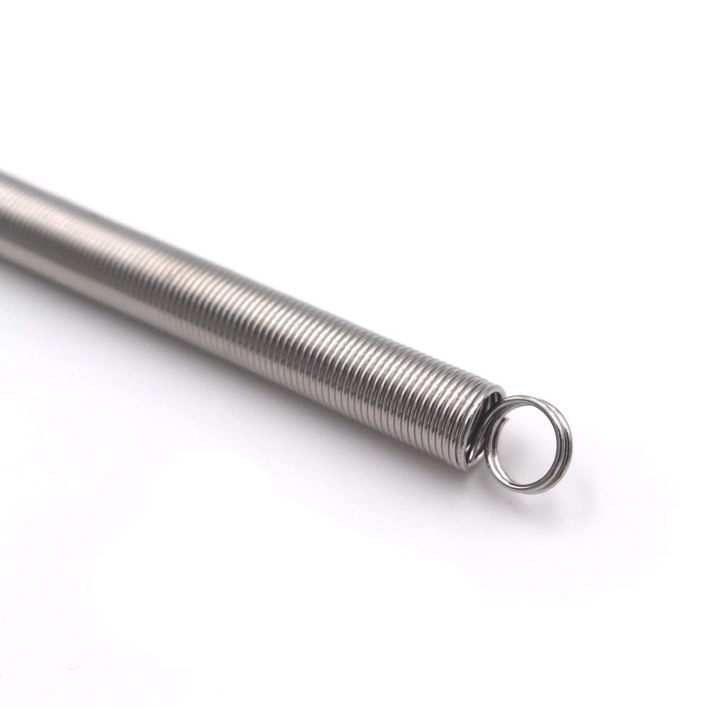 10 Pack Heavy Duty Steel Extension Springs for Screen Doors - 20 Inch Length - Perfect for Home Security and Pet Safety