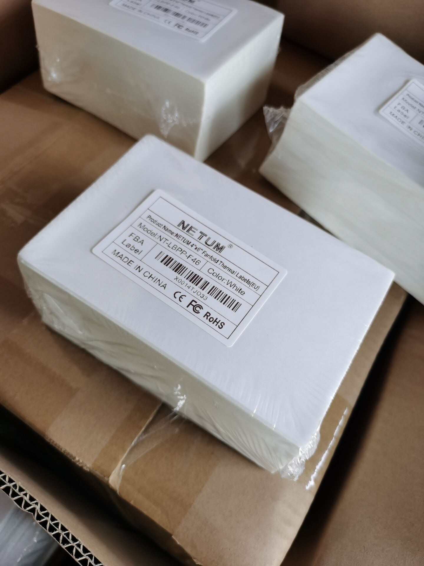 4x6 Thermal Labels - Fan Fold 500 Sheets for Shipping Labels, Barcode Stickers & Receipt Printing - Perfect for USPS, UPS, FedEx & Small Business Use