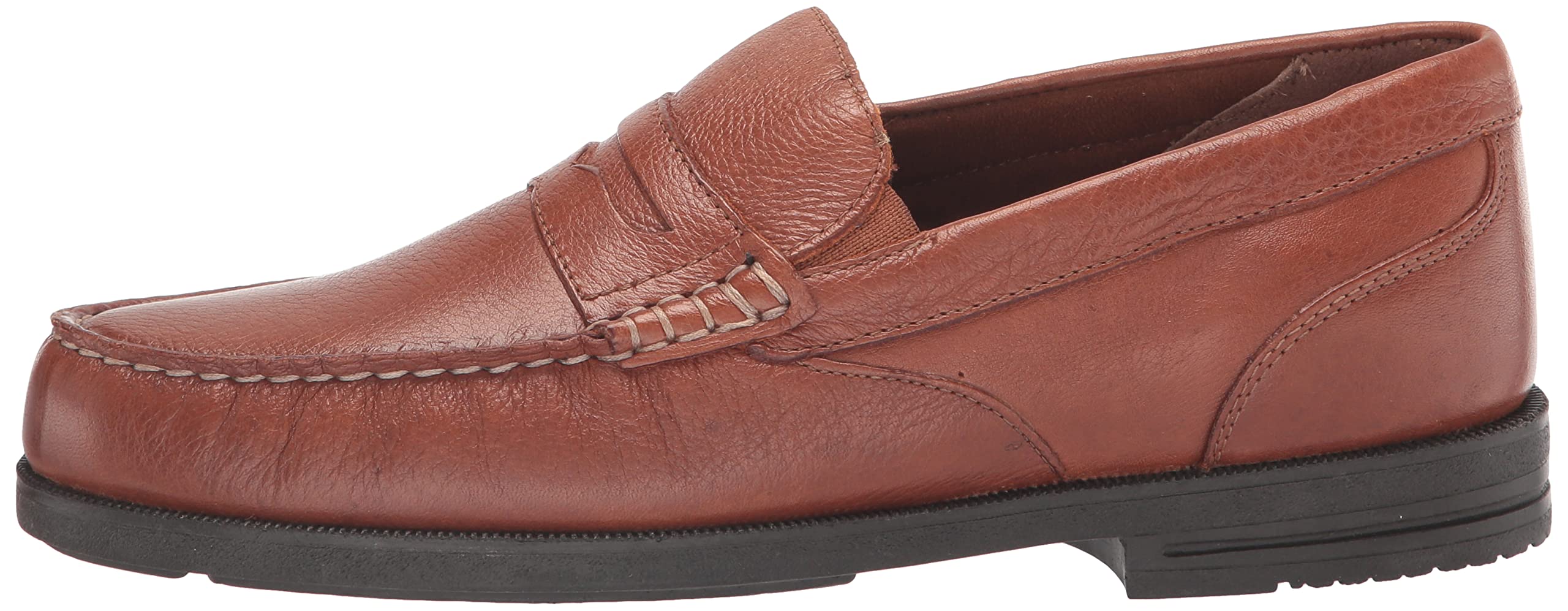 Rockport Men's Preston Penny Loafer - Comfortable Slip-On Dress Shoes for Business & Casual Wear | Breathable Leather Oxfords for Office, Travel & Everyday Use