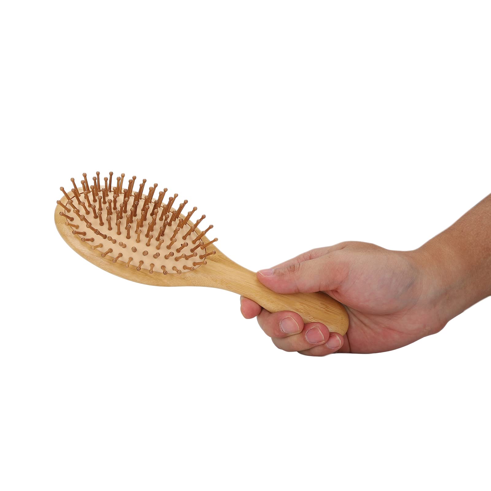 Wooden Hair Brush & Comb Set - Anti Static, Smoothing & Massaging for Hair Care - Perfect for Detangling, Styling & Scalp Massage at Home or Salon