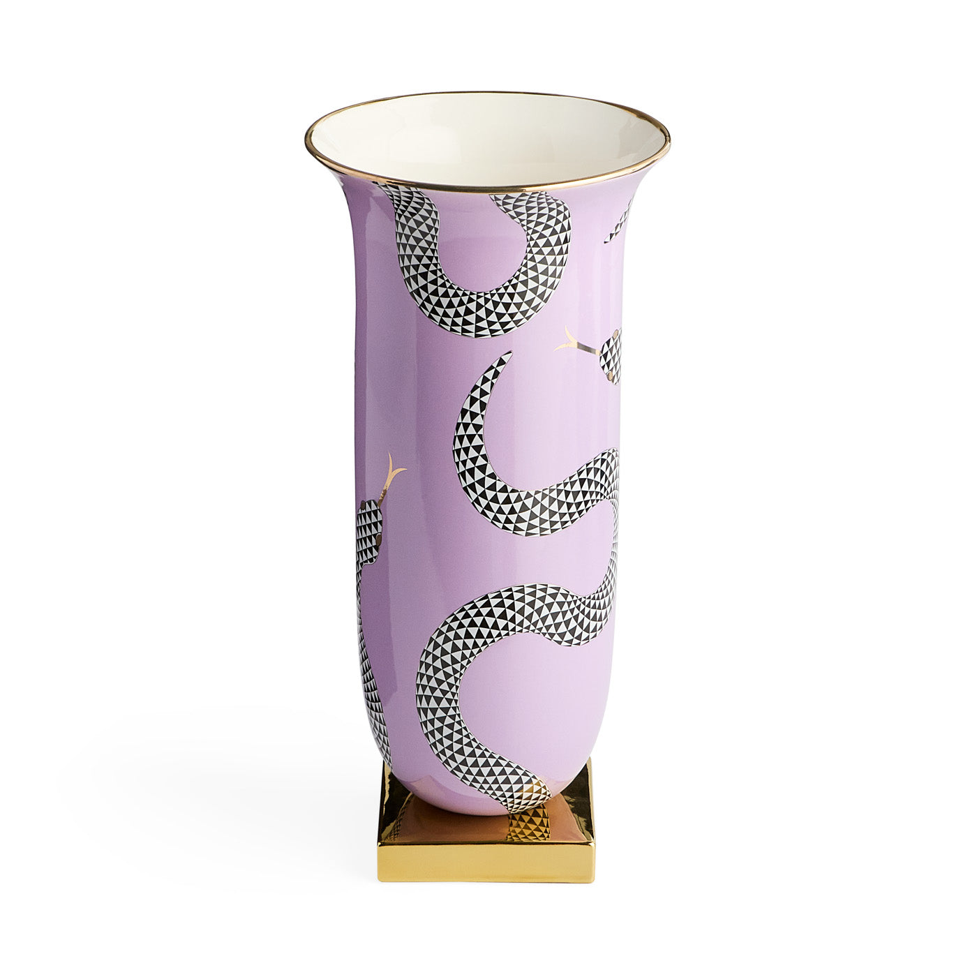 Eden Tall Flared Vase - Elegant Home Decor for Flowers - Perfect for Wedding Centerpieces, Living Room Decor & Dining Table Arrangements