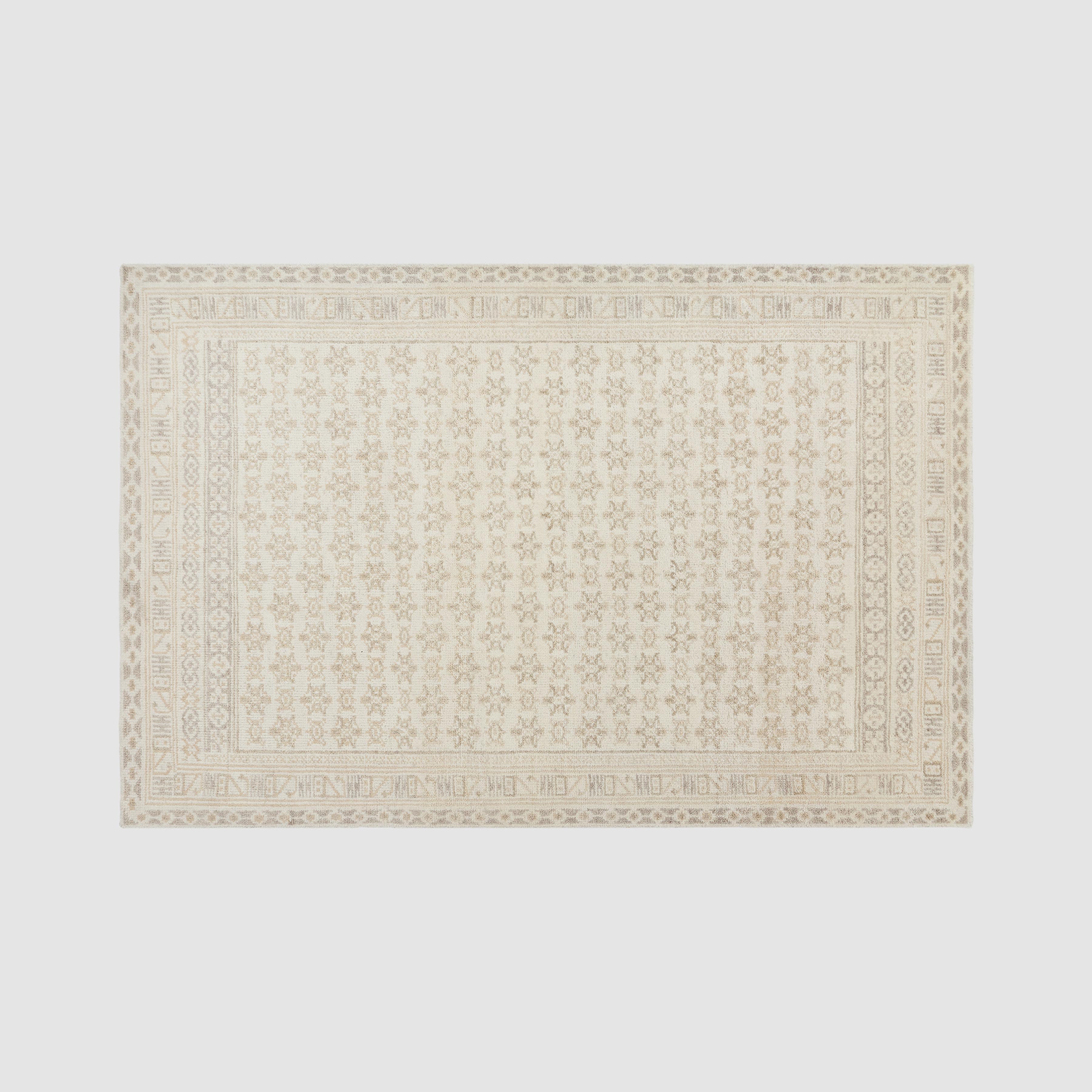 Lahar Hand Knotted Area Rug - Premium Wool Handmade Rug for Living Room, Bedroom, Dining Room - Soft & Durable Home Decor