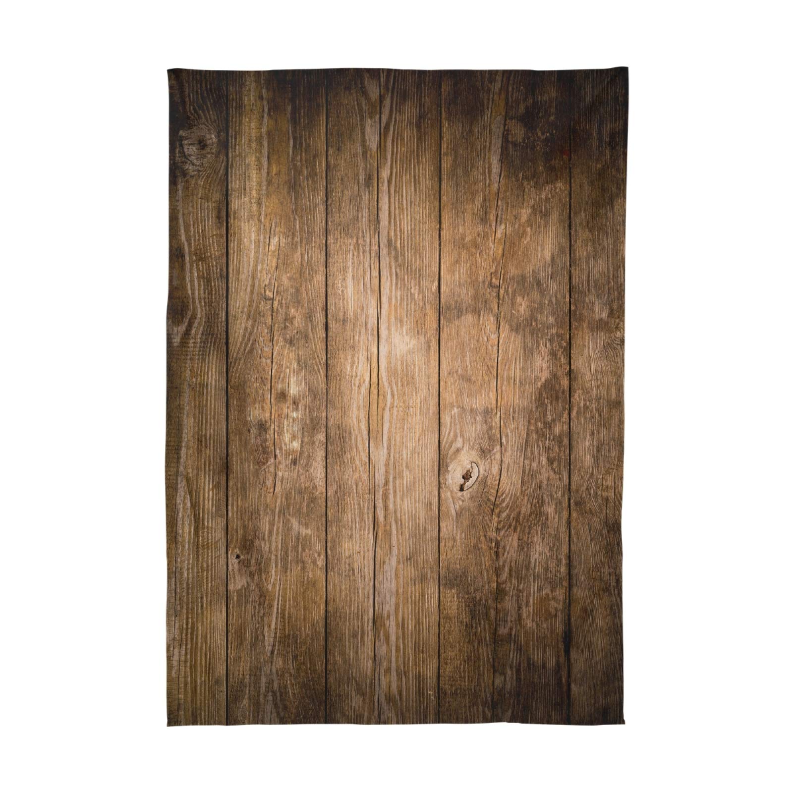Rustic Wood Grain Rectangular Tablecloth 60x90 Inch - Polyester Party Table Decor for Dining, Wedding, and Farmhouse Events - Durable Washable Table Cover for Indoor/Outdoor Use